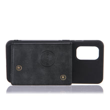 Load image into Gallery viewer, Double Buckle PU + TPU Shockproof Magnetic Protective Case with Card Slots &amp; Holder, For OnePlus 8T, For Xiaomi Poco X3