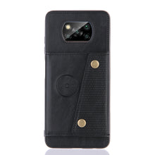 Load image into Gallery viewer, Double Buckle PU + TPU Shockproof Magnetic Protective Case with Card Slots &amp; Holder, For Xiaomi Poco X3