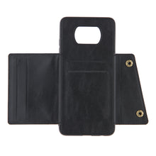 Load image into Gallery viewer, Double Buckle PU + TPU Shockproof Magnetic Protective Case with Card Slots &amp; Holder, For Xiaomi Poco X3