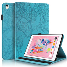 Load image into Gallery viewer, Life Tree Series Horizontal Flip Leather Case with Holder &amp; Card Slots &amp; Pen Slot &amp; Sleep / Wake-up Function, For iPad 9.7 (2018) / (2017), For iPad 10.2 / iPad Pro 10.5 inch, For iPad mini (2019) / 4 / 3 / 2 / 1, For iPad Pro 11 (2020)