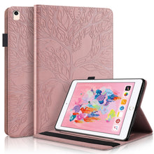Load image into Gallery viewer, Life Tree Series Horizontal Flip Leather Case with Holder &amp; Card Slots &amp; Pen Slot &amp; Sleep / Wake-up Function, For iPad 9.7 (2018) / (2017), For iPad 10.2 / iPad Pro 10.5 inch, For iPad mini (2019) / 4 / 3 / 2 / 1, For iPad Pro 11 (2020)