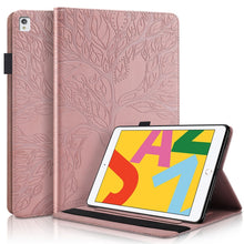 Load image into Gallery viewer, Life Tree Series Horizontal Flip Leather Case with Holder &amp; Card Slots &amp; Pen Slot &amp; Sleep / Wake-up Function, For iPad 9.7 (2018) / (2017), For iPad 10.2 / iPad Pro 10.5 inch, For iPad mini (2019) / 4 / 3 / 2 / 1, For iPad Pro 11 (2020)