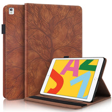Load image into Gallery viewer, Life Tree Series Horizontal Flip Leather Case with Holder &amp; Card Slots &amp; Pen Slot &amp; Sleep / Wake-up Function, For iPad 9.7 (2018) / (2017), For iPad 10.2 / iPad Pro 10.5 inch, For iPad mini (2019) / 4 / 3 / 2 / 1, For iPad Pro 11 (2020)
