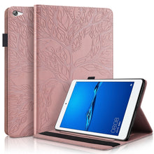 Load image into Gallery viewer, Life Tree Series Horizontal Flip Leather Case with Holder &amp; Card Slots &amp; Pen Slot, For Huawei Mediapad M5 Lite / C5 10.1 inch, For Huawei MatePad 10.4 inch, For Huawei MediaPad M5 10.8 inch, For Huawei MediaPad T5 10.1 inch, For Huawei MatePad T8 8 inc...