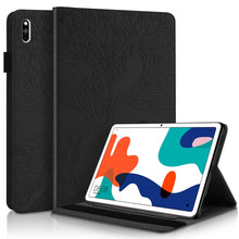 Load image into Gallery viewer, Life Tree Series Horizontal Flip Leather Case with Holder &amp; Card Slots &amp; Pen Slot, For Huawei Mediapad M5 Lite / C5 10.1 inch, For Huawei MatePad 10.4 inch, For Huawei MediaPad M5 10.8 inch, For Huawei MediaPad T5 10.1 inch, For Huawei MatePad T8 8 inc...