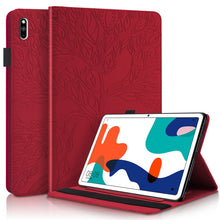 Load image into Gallery viewer, Life Tree Series Horizontal Flip Leather Case with Holder &amp; Card Slots &amp; Pen Slot, For Huawei Mediapad M5 Lite / C5 10.1 inch, For Huawei MatePad 10.4 inch, For Huawei MediaPad M5 10.8 inch, For Huawei MediaPad T5 10.1 inch, For Huawei MatePad T8 8 inc...