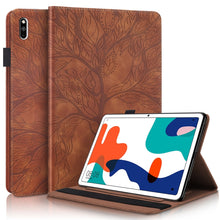 Load image into Gallery viewer, Life Tree Series Horizontal Flip Leather Case with Holder &amp; Card Slots &amp; Pen Slot, For Huawei Mediapad M5 Lite / C5 10.1 inch, For Huawei MatePad 10.4 inch, For Huawei MediaPad M5 10.8 inch, For Huawei MediaPad T5 10.1 inch, For Huawei MatePad T8 8 inc...