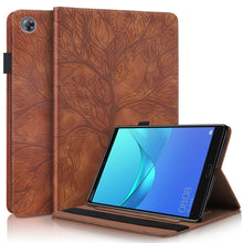 Load image into Gallery viewer, Life Tree Series Horizontal Flip Leather Case with Holder &amp; Card Slots &amp; Pen Slot, For Huawei Mediapad M5 Lite / C5 10.1 inch, For Huawei MatePad 10.4 inch, For Huawei MediaPad M5 10.8 inch, For Huawei MediaPad T5 10.1 inch, For Huawei MatePad T8 8 inc...