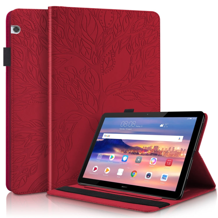 Life Tree Series Horizontal Flip Leather Case with Holder & Card Slots & Pen Slot, For Huawei Mediapad M5 Lite / C5 10.1 inch, For Huawei MatePad 10.4 inch, For Huawei MediaPad M5 10.8 inch, For Huawei MediaPad T5 10.1 inch, For Huawei MatePad T8 8 inc...
