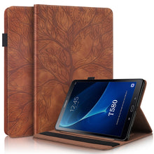Load image into Gallery viewer, Life Tree Series Horizontal Flip Leather Case with Holder &amp; Card Slots &amp; Pen Slot, For Samsung Galaxy Tab A 10.1 (2016) T580/T585, For Samsung Galaxy Tab A 10.5 T590, For Samsung Galaxy Tab S5e 10.5 T720, For Samsung Galaxy Tab A 8.4 SM-T307