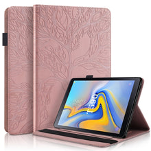 Load image into Gallery viewer, Life Tree Series Horizontal Flip Leather Case with Holder &amp; Card Slots &amp; Pen Slot, For Samsung Galaxy Tab A 10.1 (2016) T580/T585, For Samsung Galaxy Tab A 10.5 T590, For Samsung Galaxy Tab S5e 10.5 T720, For Samsung Galaxy Tab A 8.4 SM-T307