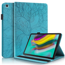 Load image into Gallery viewer, Life Tree Series Horizontal Flip Leather Case with Holder &amp; Card Slots &amp; Pen Slot, For Samsung Galaxy Tab A 10.1 (2016) T580/T585, For Samsung Galaxy Tab A 10.5 T590, For Samsung Galaxy Tab S5e 10.5 T720, For Samsung Galaxy Tab A 8.4 SM-T307
