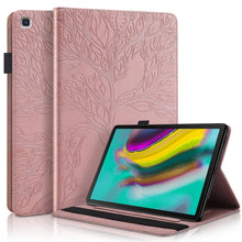 Load image into Gallery viewer, Life Tree Series Horizontal Flip Leather Case with Holder &amp; Card Slots &amp; Pen Slot, For Samsung Galaxy Tab A 10.1 (2016) T580/T585, For Samsung Galaxy Tab A 10.5 T590, For Samsung Galaxy Tab S5e 10.5 T720, For Samsung Galaxy Tab A 8.4 SM-T307