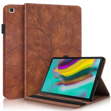 Load image into Gallery viewer, Life Tree Series Horizontal Flip Leather Case with Holder &amp; Card Slots &amp; Pen Slot, For Samsung Galaxy Tab A 10.1 (2016) T580/T585, For Samsung Galaxy Tab A 10.5 T590, For Samsung Galaxy Tab S5e 10.5 T720, For Samsung Galaxy Tab A 8.4 SM-T307