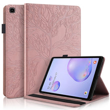 Load image into Gallery viewer, Life Tree Series Horizontal Flip Leather Case with Holder &amp; Card Slots &amp; Pen Slot, For Samsung Galaxy Tab A 10.1 (2016) T580/T585, For Samsung Galaxy Tab A 10.5 T590, For Samsung Galaxy Tab S5e 10.5 T720, For Samsung Galaxy Tab A 8.4 SM-T307