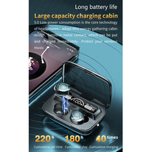 Load image into Gallery viewer, M17 Bluetooth 5.1 LED Display Screen Touch Waterproof Wireless Bluetooth Earphone with Charging Box