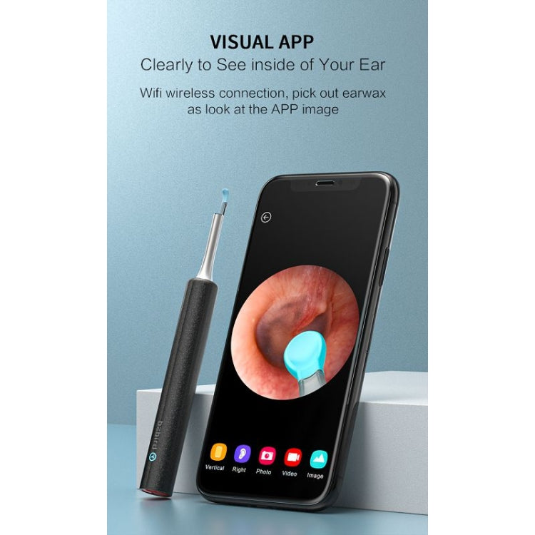 Bebird C3 Pro 2.4G 3.5mm Wireless Wifi High-definition Visual Ear Spoon 3 Million Pixels Out Ear Visual Ear Spoon, C3 Pro (Black), C3 Pro (White), C3 Pro (Pink), C3 Pro (Green)