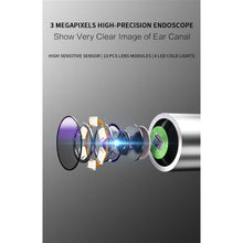 Load image into Gallery viewer, Bebird C3 Pro 2.4G 3.5mm Wireless Wifi High-definition Visual Ear Spoon 3 Million Pixels Out Ear Visual Ear Spoon, C3 Pro (Black), C3 Pro (White), C3 Pro (Pink), C3 Pro (Green)