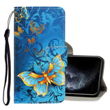 3D Colored Drawing Horizontal Flip PU Leather Case with Holder & Card Slots & Wallet, For iPhone 12 mini, For iPhone 12 / 12 Pro, For iPhone 12 Pro Max