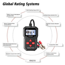 Load image into Gallery viewer, KONNWEI KW210 Car Battery Test Battery Capacity Resistance Battery Detector, KW210