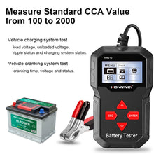 Load image into Gallery viewer, KONNWEI KW210 Car Battery Test Battery Capacity Resistance Battery Detector, KW210