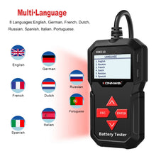 Load image into Gallery viewer, KONNWEI KW210 Car Battery Test Battery Capacity Resistance Battery Detector, KW210
