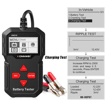 Load image into Gallery viewer, KONNWEI KW210 Car Battery Test Battery Capacity Resistance Battery Detector, KW210