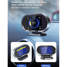 Load image into Gallery viewer, KONNWEI KW206 2 in 1 OBDII / EOBD12V Car Fault Scanner + 3.5 inch LCD Monitor, KW206