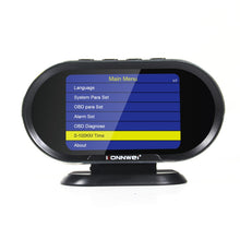 Load image into Gallery viewer, KONNWEI KW206 2 in 1 OBDII / EOBD12V Car Fault Scanner + 3.5 inch LCD Monitor, KW206