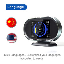 Load image into Gallery viewer, KONNWEI KW206 2 in 1 OBDII / EOBD12V Car Fault Scanner + 3.5 inch LCD Monitor, KW206