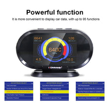 Load image into Gallery viewer, KONNWEI KW206 2 in 1 OBDII / EOBD12V Car Fault Scanner + 3.5 inch LCD Monitor, KW206