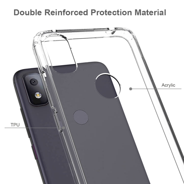 Scratchproof TPU + Acrylic Protective Case, For T-mobile Revvl 4, For Huawei Mate 40