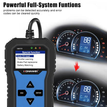 Load image into Gallery viewer, KONNWEI KW350 OBDII 12V Car Diagnostics Detector Scanner with 2 inch Black And White Display Screen V007 for Audi / Volkswagen, KW350