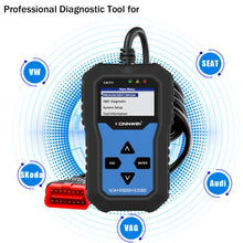 Load image into Gallery viewer, KONNWEI KW350 OBDII 12V Car Diagnostics Detector Scanner with 2 inch Black And White Display Screen V007 for Audi / Volkswagen, KW350
