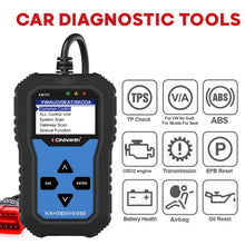 Load image into Gallery viewer, KONNWEI KW350 OBDII 12V Car Diagnostics Detector Scanner with 2 inch Black And White Display Screen V007 for Audi / Volkswagen, KW350