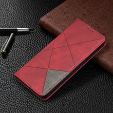 Load image into Gallery viewer, Rhombus Texture Horizontal Flip Magnetic Leather Case with Holder &amp; Card Slots, For Nokia 2.4, For Nokia 3.4, For Xiaomi Mi 10T / 10 Pro 5G, For Xiaomi Mi 10T Lite 5G, For Xiaomi Mi Poco X3