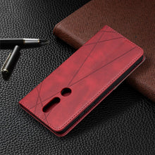 Load image into Gallery viewer, Rhombus Texture Horizontal Flip Magnetic Leather Case with Holder &amp; Card Slots, For Nokia 2.4, For Nokia 3.4, For Xiaomi Mi 10T / 10 Pro 5G, For Xiaomi Mi 10T Lite 5G, For Xiaomi Mi Poco X3