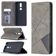 Load image into Gallery viewer, Rhombus Texture Horizontal Flip Magnetic Leather Case with Holder &amp; Card Slots, For Nokia 2.4, For Nokia 3.4, For Xiaomi Mi 10T / 10 Pro 5G, For Xiaomi Mi 10T Lite 5G, For Xiaomi Mi Poco X3