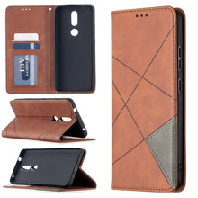 Load image into Gallery viewer, Rhombus Texture Horizontal Flip Magnetic Leather Case with Holder &amp; Card Slots, For Nokia 2.4, For Nokia 3.4, For Xiaomi Mi 10T / 10 Pro 5G, For Xiaomi Mi 10T Lite 5G, For Xiaomi Mi Poco X3
