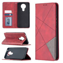 Load image into Gallery viewer, Rhombus Texture Horizontal Flip Magnetic Leather Case with Holder &amp; Card Slots, For Nokia 2.4, For Nokia 3.4, For Xiaomi Mi 10T / 10 Pro 5G, For Xiaomi Mi 10T Lite 5G, For Xiaomi Mi Poco X3