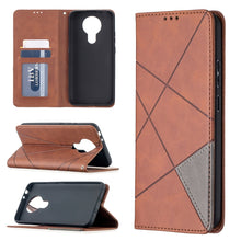 Load image into Gallery viewer, Rhombus Texture Horizontal Flip Magnetic Leather Case with Holder &amp; Card Slots, For Nokia 2.4, For Nokia 3.4, For Xiaomi Mi 10T / 10 Pro 5G, For Xiaomi Mi 10T Lite 5G, For Xiaomi Mi Poco X3