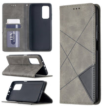 Load image into Gallery viewer, Rhombus Texture Horizontal Flip Magnetic Leather Case with Holder &amp; Card Slots, For Nokia 2.4, For Nokia 3.4, For Xiaomi Mi 10T / 10 Pro 5G, For Xiaomi Mi 10T Lite 5G, For Xiaomi Mi Poco X3