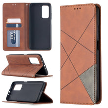Load image into Gallery viewer, Rhombus Texture Horizontal Flip Magnetic Leather Case with Holder &amp; Card Slots, For Nokia 2.4, For Nokia 3.4, For Xiaomi Mi 10T / 10 Pro 5G, For Xiaomi Mi 10T Lite 5G, For Xiaomi Mi Poco X3