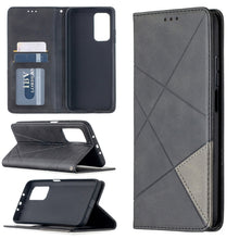 Load image into Gallery viewer, Rhombus Texture Horizontal Flip Magnetic Leather Case with Holder &amp; Card Slots, For Nokia 2.4, For Nokia 3.4, For Xiaomi Mi 10T / 10 Pro 5G, For Xiaomi Mi 10T Lite 5G, For Xiaomi Mi Poco X3