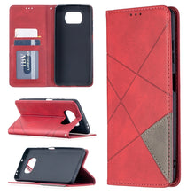 Load image into Gallery viewer, Rhombus Texture Horizontal Flip Magnetic Leather Case with Holder &amp; Card Slots, For Nokia 2.4, For Nokia 3.4, For Xiaomi Mi 10T / 10 Pro 5G, For Xiaomi Mi 10T Lite 5G, For Xiaomi Mi Poco X3