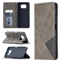 Load image into Gallery viewer, Rhombus Texture Horizontal Flip Magnetic Leather Case with Holder &amp; Card Slots, For Nokia 2.4, For Nokia 3.4, For Xiaomi Mi 10T / 10 Pro 5G, For Xiaomi Mi 10T Lite 5G, For Xiaomi Mi Poco X3