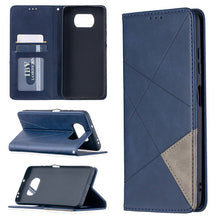 Load image into Gallery viewer, Rhombus Texture Horizontal Flip Magnetic Leather Case with Holder &amp; Card Slots, For Nokia 2.4, For Nokia 3.4, For Xiaomi Mi 10T / 10 Pro 5G, For Xiaomi Mi 10T Lite 5G, For Xiaomi Mi Poco X3