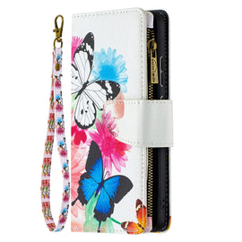 Colored Drawing Pattern Zipper Horizontal Flip Leather Case with Holder & Card Slots & Wallet, For Nokia 2.4, For Nokia 3.4, For Xiaomi Mi 10T / 10 Pro 5G, For Xiaomi Mi 10T Lite 5G, For Xiaomi Mi Poco X3