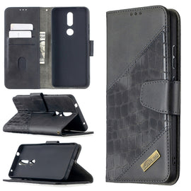 Matching Color Crocodile Texture Horizontal Flip PU Leather Case with Wallet & Holder & Card Slots, For Nokia 2.4, For Nokia 3.4, For Xiaomi Mi 10T / 10 Pro 5G, For Xiaomi Mi 10T Lite 5G, For Xiaomi Mi Poco X3