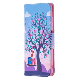 Colored Drawing Pattern Horizontal Flip Leather Case with Holder & Card Slots & Wallet, For Xiaomi Mi Poco X3